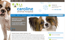 Desktop Screenshot of carolinevet.com